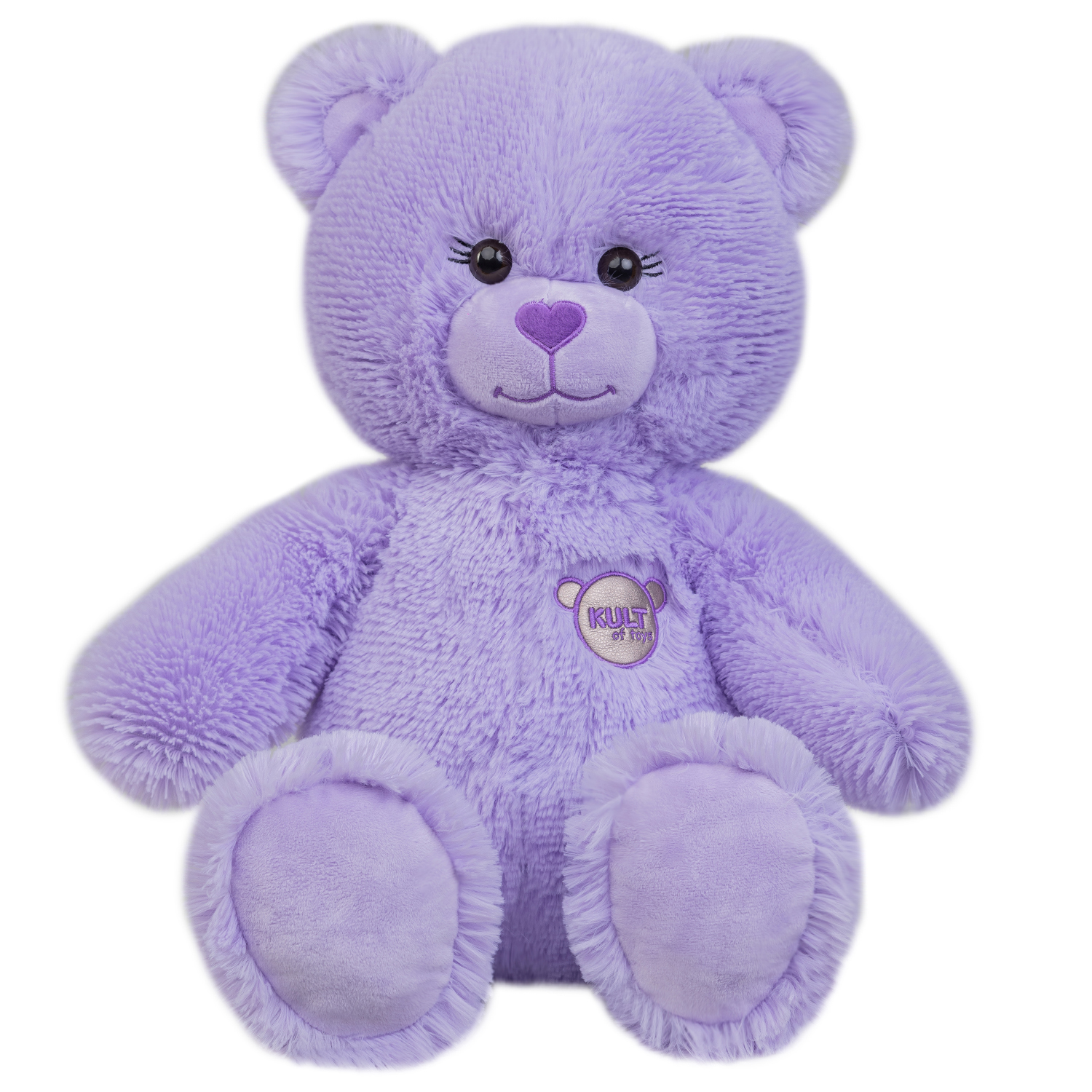 Мягкая игрушка медведь Color Bear, 40 см, сиреневый