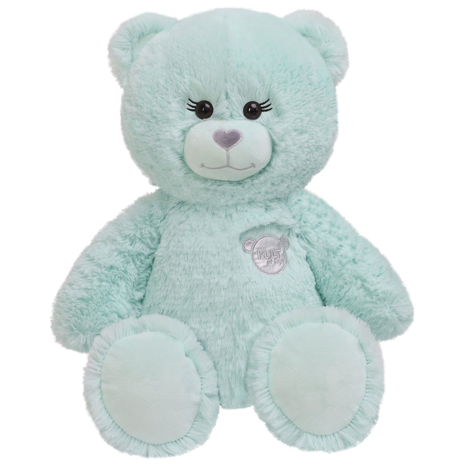 Мягкая игрушка медведь Color Bear, 40 см, мятный