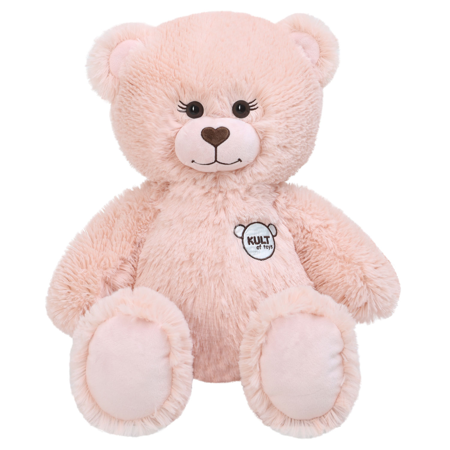 Мягкая игрушка медведь Color Bear, 40 см, пудровый