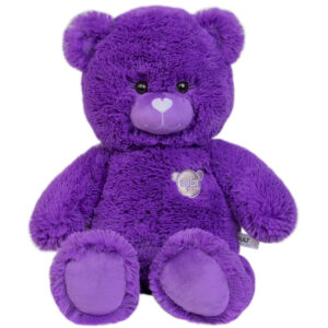 Мягкая игрушка медведь Color Bear, 40 см, фиолетовый